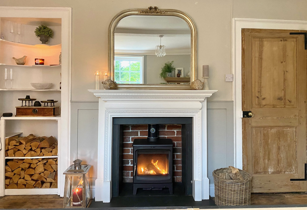 log burner long Melford suffolk